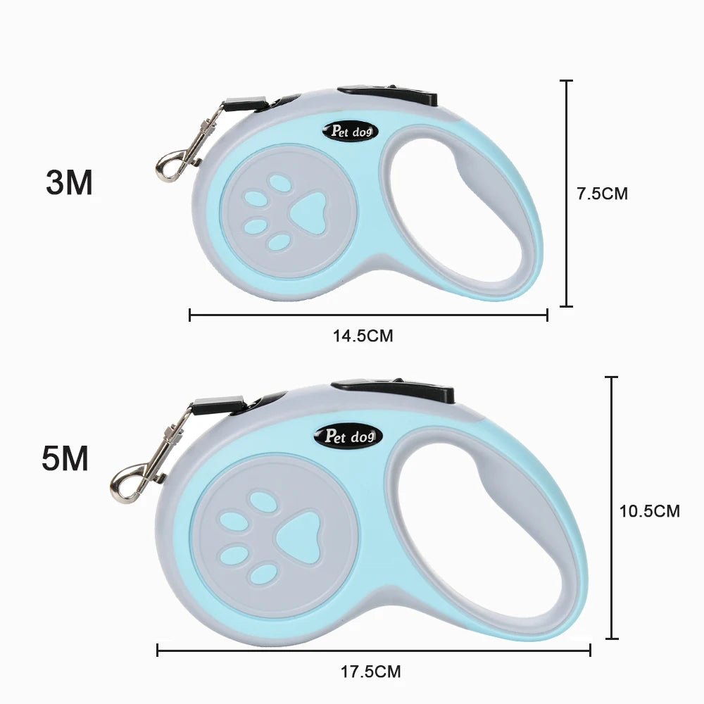 3M/9FT 5M/16FT Automatic Retractable Dog Leash For Small Medium Dogs/Cats
