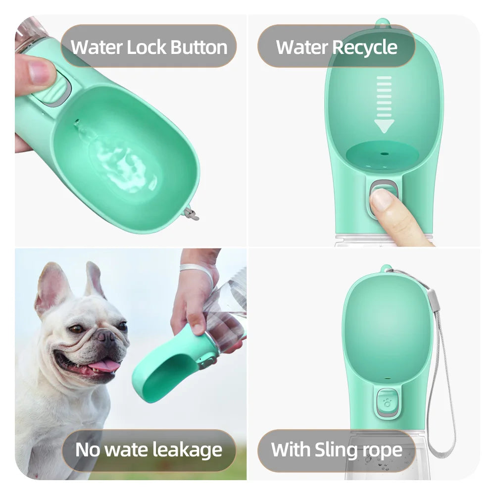 Outdoor Travel Leak Proof Dog Water Bottle