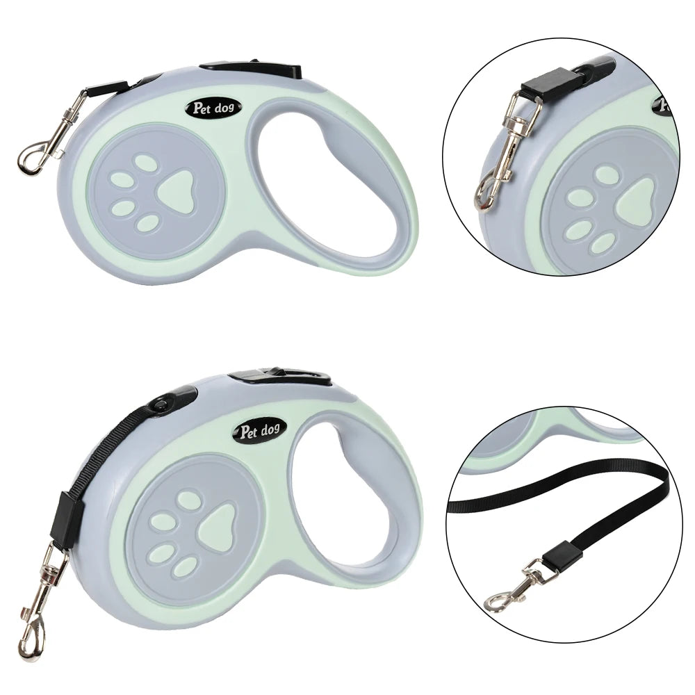 3M/9FT 5M/16FT Automatic Retractable Dog Leash For Small Medium Dogs/Cats