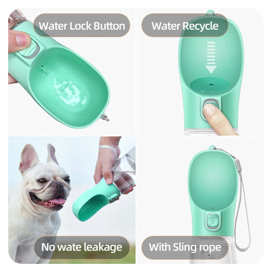 Outdoor Travel Leak Proof Dog Water Bottle