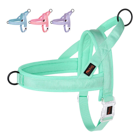 Soft No Pull Dog Harness Nylon Padded Pet Vest Adjustable for All Sizes